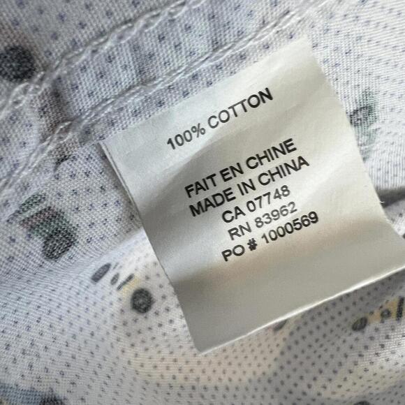 Soul of London Men's 14.5 Slim Fit White Casual Long Sleeve Button Down Shirt - Picture 3 of 11